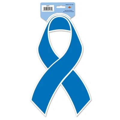 Beistle Blue Ribbon Cutout - 18" - Pack Of 24