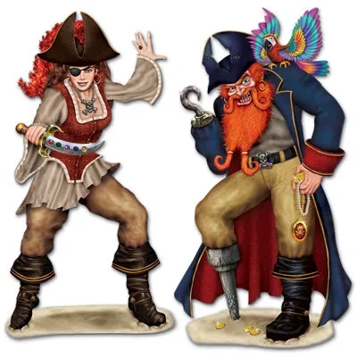 Beistle Bonny Blade & Calico Jack Props In Multicolor