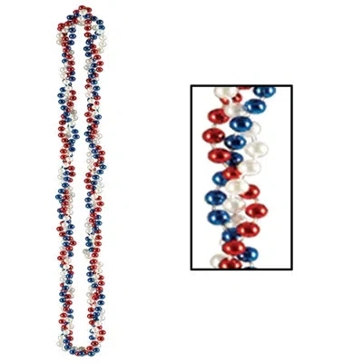 Beistle Braided Beads - 33" - Pack Of 12 In Multicolor