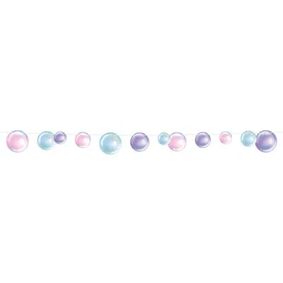 Beistle Bubbles Streamer - 7" - Pack Of 12 In Multicolor