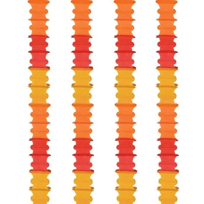 Beistle Ceiling Drops - 4â½" X 12' - Pack Of 12 In Multicolor