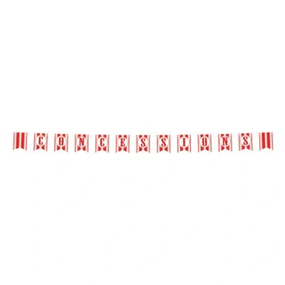 Beistle Concessions Streamer - 6" X 7' - Pack Of 12 In Red
