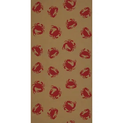 Beistle Crab Kraft Paper Table Roll In Multicolor