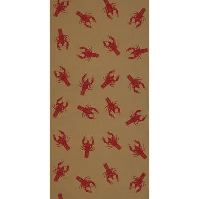 Beistle Crawfish Kraft Paper Table Roll In Brown