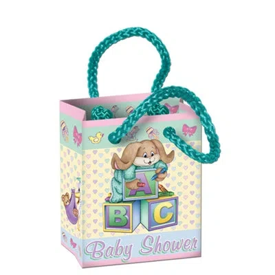 Beistle Cuddle-time Mini Gift Bag Party Favors In Multicolor