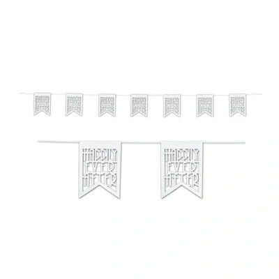 Beistle Die-cut Happily Ever After Pennant Bnr In Multicolor