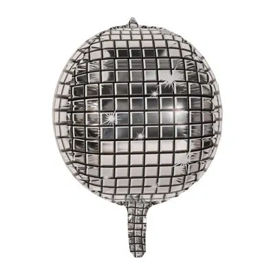 Beistle Disco Ball Balloons - Pack Of 6 In Silver