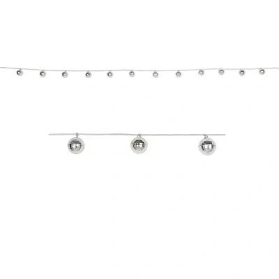 Beistle Disco Ball Garland - Pack Of 12 In Multicolor