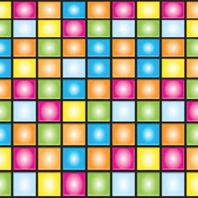 Beistle Disco Border - 24" X 30' - Pack Of 6 In Multicolor