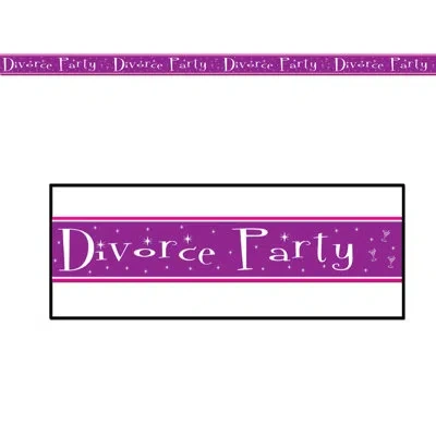Beistle Divorce Party Party Tape In Purple