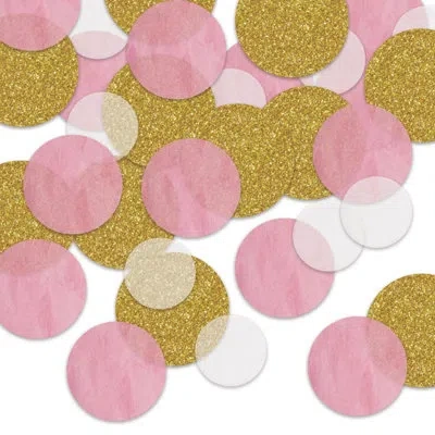 Beistle Dot Deluxe Sparkle Confetti In Blue