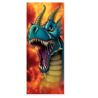 Beistle Dragon Door Cover - Pack Of 12 In Multicolor