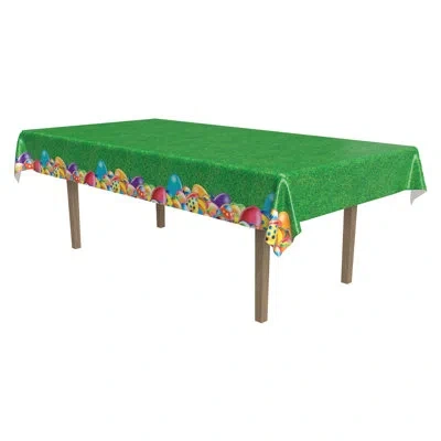 Beistle Easter Egg Tablecover - 54" X 108" - Pack Of 12 In Multicolor