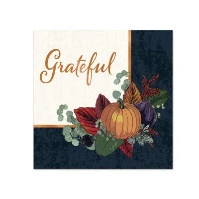 Beistle Fall Thanksgiving Beverage Napkins In Multicolor