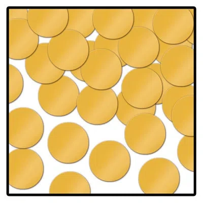 Beistle Fanci-fetti Dots - Pack Of 12 In Gold