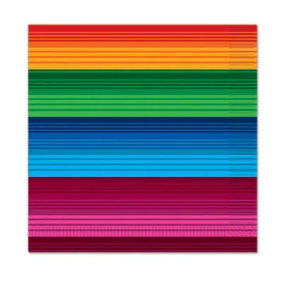 Beistle Fiesta Beverage Napkins - Pack Of 12 In Multicolor