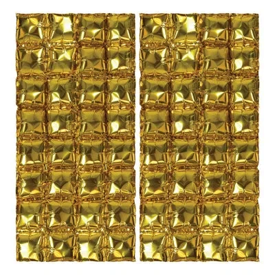 Beistle Foil Balloon Backdrops - Pack Of 12 In Gold