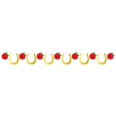 Beistle Foil Horse Racing Streamer In Multicolor