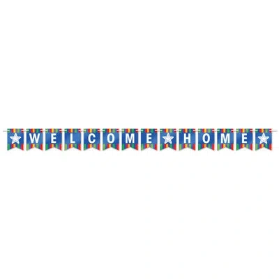 Beistle Foil Welcome Home Streamer In Multicolor