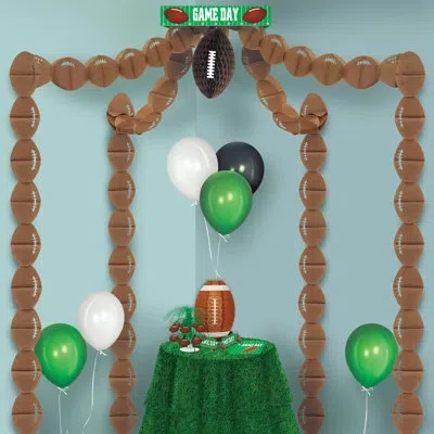 Beistle Football Party Canopy - Pack Of 6 In Multicolor