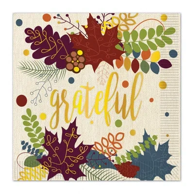 Beistle Friendsgiving Luncheon Napkins In Multicolor