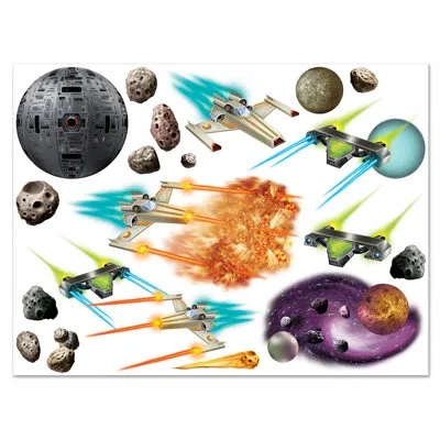 Beistle Galaxy Props - 3"-4' - Pack Of 6 In Multicolor