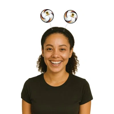 Beistle Germany Soccer Boppers Headband – Snap-on Black Plastic Headband, German Flag Football Fan Gear, Tou In Multicolor