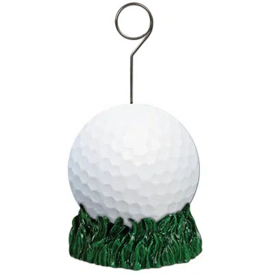 Beistle Golf Ball Photo/balloon Holder In Multicolor