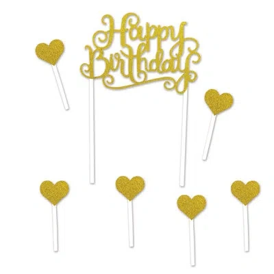 Beistle Happy Birthday Cake Topper
