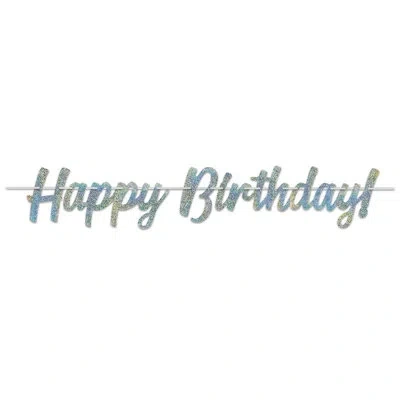 Beistle Happy Birthday! Streamer In Multicolor