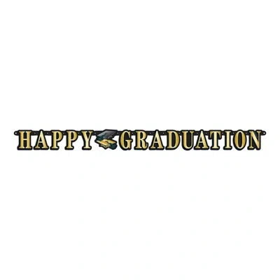Beistle Happy Graduation Streamer In Multicolor