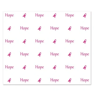Beistle Hope Insta-mural Photo Op - 5' X 6' - Pack Of 6 In Pink