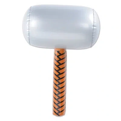 Beistle Inflatable Hammer - 18" - Pack Of 6 In Multicolor