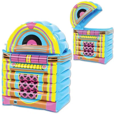 Beistle Inflatable Jukebox Cooler In Multicolor