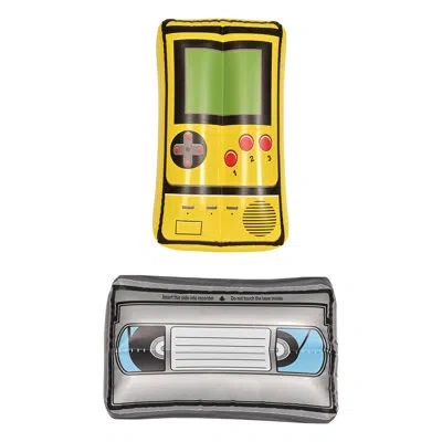 Beistle Inflatable Vhs Tape & Handheld Game Set In Multicolor