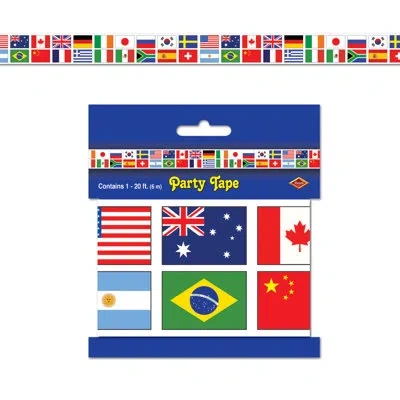 Beistle International Flag Party Tape In Multicolor