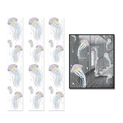 Beistle Jellyfish Party Panels - Pack Of 12 In Multicolor