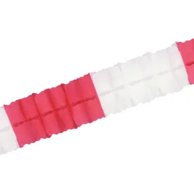 Beistle Leaf Garland - 4â½" X 12' - Pack Of 24 In Red,white