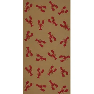 Beistle Lobster Kraft Paper Table Roll In Multicolor