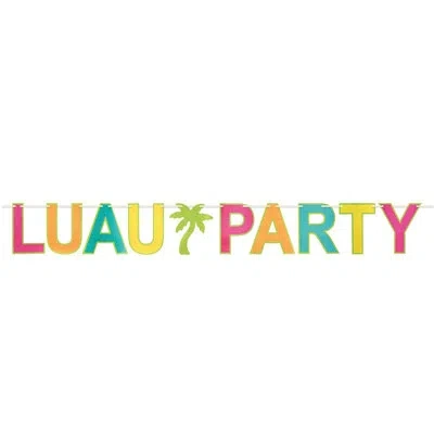 Beistle Luau Party Streamer - 8â¼" X 7' - Pack Of 12 In Multicolor