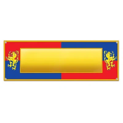 Beistle Medieval Sign Banner - Pack Of 12 In Multicolor