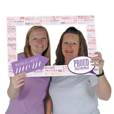 Beistle Mother's Day Photo Fun Frame In Multicolor