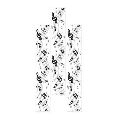 Beistle Musical Notes Party Panels In Black