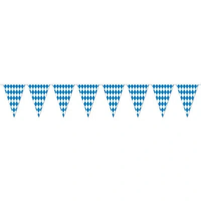 Beistle Oktoberfest Pennant Banner In Blue