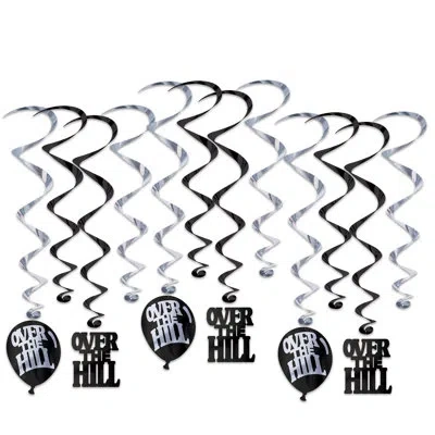 Beistle Over The Hill Whirls - 17â½"-32" - Pack Of 6 In Multicolor