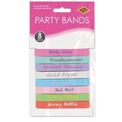 Beistle Party Bands - Pack Of 12 In Multicolor