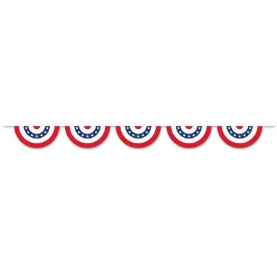 Beistle Patriotic Bunting Banner In Multicolor