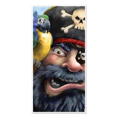 Beistle Pirate Door Cover - 12 Pack In Multicolor