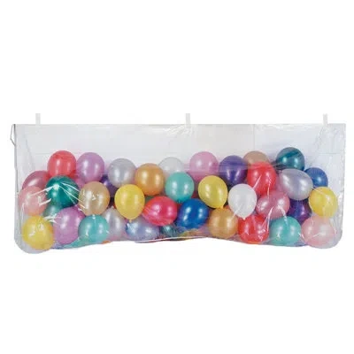 Beistle Plastic Balloon Bag W/100 Balloons In Blue