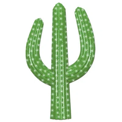 Beistle Plastic Cactus - 24" - Pack Of 24 In Green